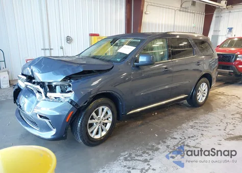 2021 Dodge Durango Sxt Plus Rwd z USA, uszkodzony, nr VIN 1C4RDHAG5MC761293